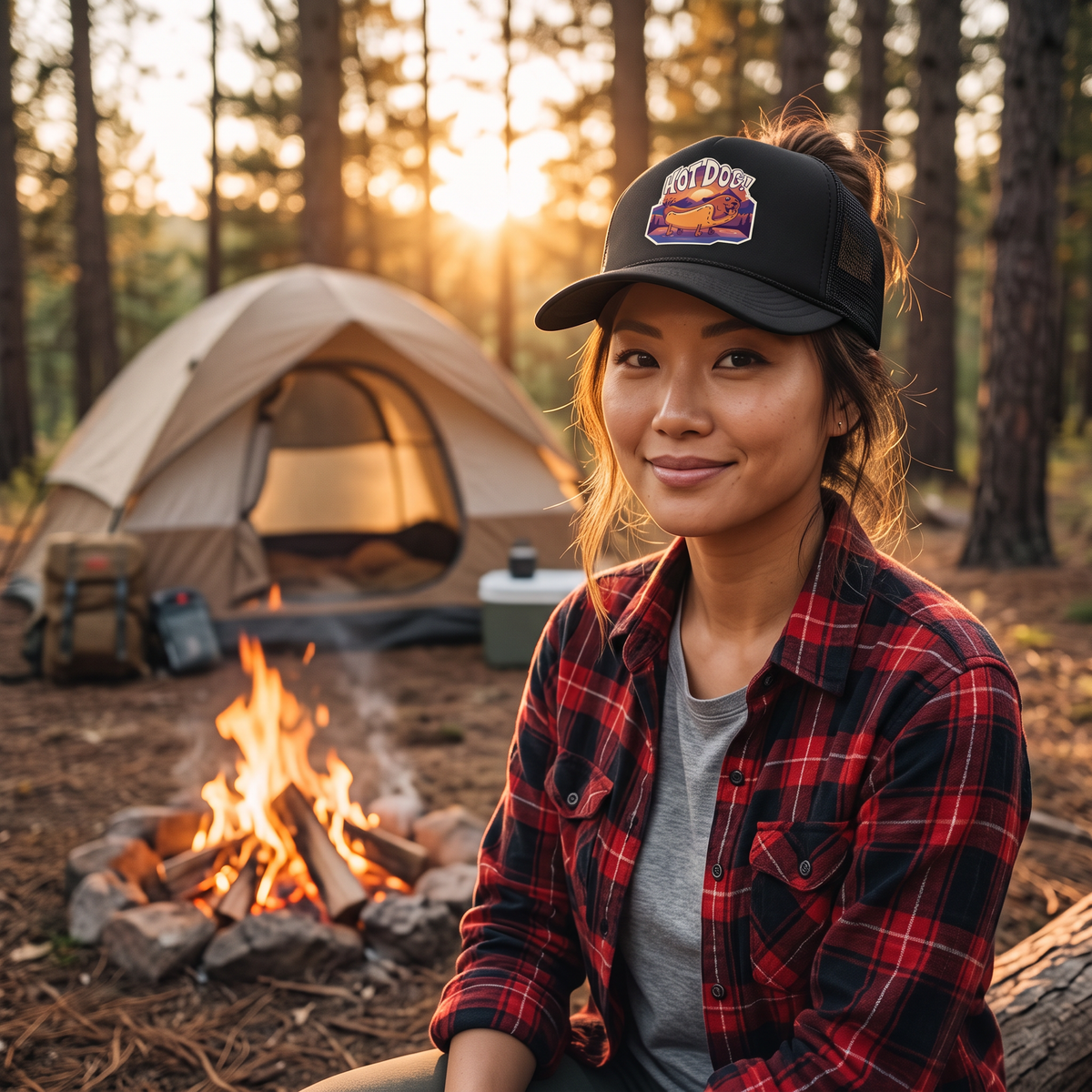 Hot Dog! foam trucker hat
